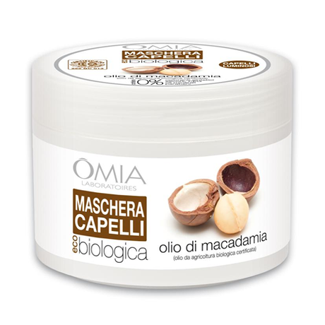 Capelli Luminosi? Sì, con la linea capelli all’olio di Macadamia di Omia Laboratoires! Macademia