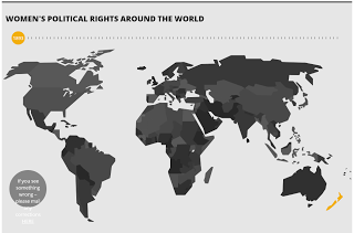 8 marzo: i diritti politici delle donne nel mondo. Un'infografica interattiva