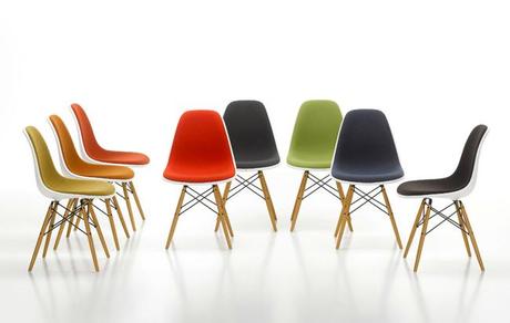 sedia DSW Vitra Imbottita