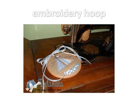 Embroidery Hoop La barchetta - Ultimo step