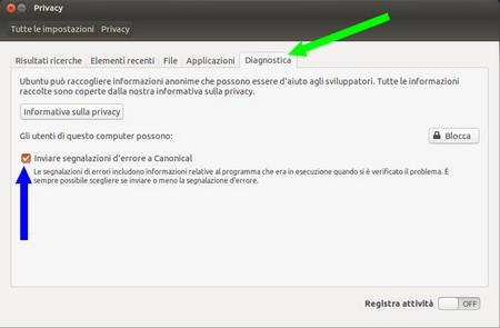 Ubuntu configurare la privacy figura 6