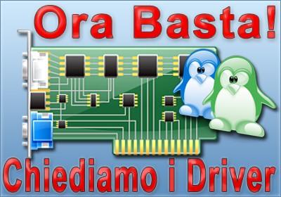 Ora basta, chiediamo i driver per Linux