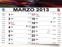 Calendario free stampabile e personalizzabile