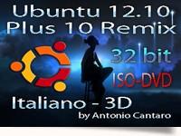 Ubuntu 12.10 Plus 10 Remix 3D - 32 bit