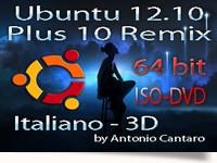 Ubuntu 12.10 Plus 10 Remix 3D - 64 bit