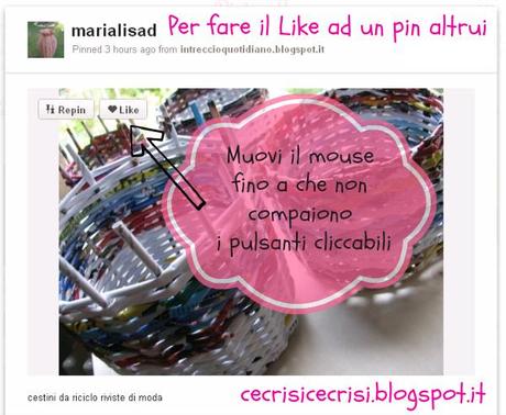 guida a pinterest su cecrisicecrisi.blogspot.it come fare il like