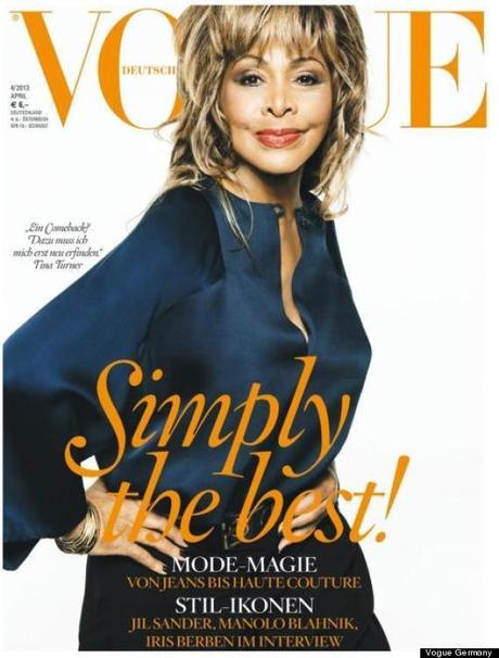 TINA TURNER COPERTINA VOGUE GERMANY 2013