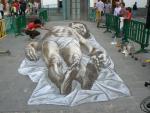 Street art in 3d