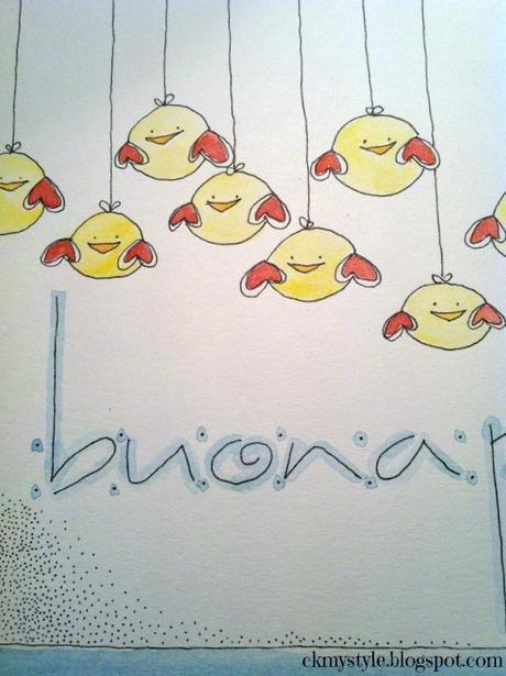 MY PAINTING STYLE: piovono pulcini di Pasqua!