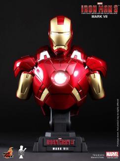 ironman3bust1 Nuvole di Celluloide: novità su Iron Man 3, dai set di The Amazing Spider-Man 2 e molto altro