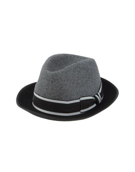 cappello modello borsalino, cappello borsalino, cappello dolce&gabbana, yoox, callo dg, cappello d&g, cappello nero e grigio, cappello da uomo nero, cappello da uomo grigio