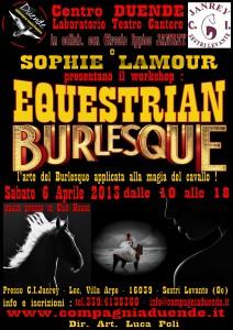 equestrian burlesque by sophie lamour & luca poli
