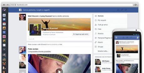 facebook nuova interfaccia..........ma ricorda qualcosa