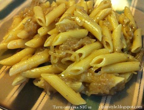 TUTTI COTTI PER NIC: Pasta con le cipolle