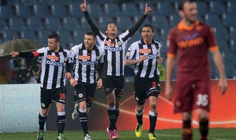 Muriel risponde a Lamela, 1-1 tra Udinese e Roma