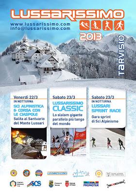 LUSSARISSIMO 2013 IL PROGRAMMA