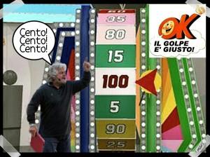 Beppe grillo punta al 100%