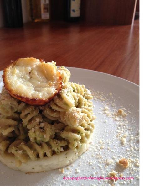 Fusilli con zucchine e ricotta al profumo di zenzero