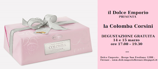 14 e 15 marzo: degustazione gratuita Colomba Corsini