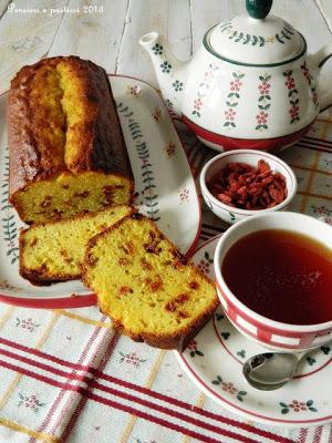 Ricette: Cake all'arancia e bacche di Goji