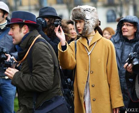 Milan Fashion Week F/W 2014 street style