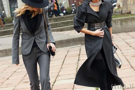 Milan Fashion Week F/W 2014 street style