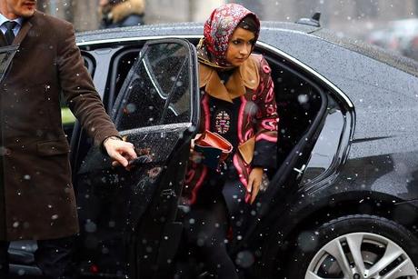 Milan Fashion Week F/W 2014 street style