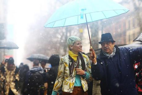 Milan Fashion Week F/W 2014 street style