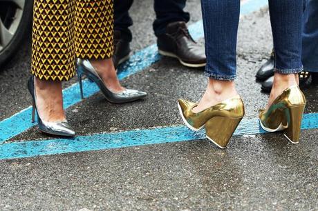 Milan Fashion Week F/W 2014 street style