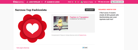 Sarenza Top Fashionista on Chicisimo (March 2013)