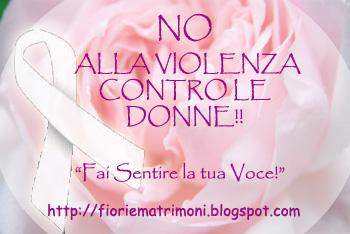 No to violence against women - No alla violenza contro le donne