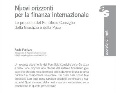 Aggiornamenti Sociali: Governo Mondiale gesuitico in risposta alla crisi [fabbricata dai gesuiti]