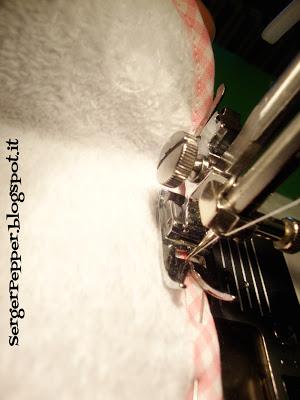 simple sewing bibs bias serger-pepper