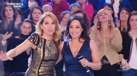 BARBARA D'URSO E MARIA NAZIONALE A DOMENICA LIVE