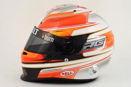 Bell HP7 R.Grosjean 2013 by Com'On! Racing - painted by Bell Racing Europe