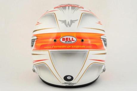 Bell HP7 R.Grosjean 2013 by Com'On! Racing - painted by Bell Racing Europe