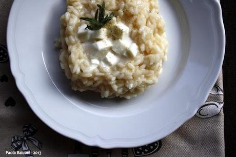 Risotto allo spumante e rosmarino