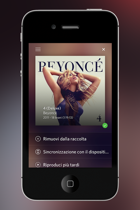 Rdio iPhone