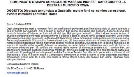 Quando i camion-bar possono uccidere. Massimo Inches sulla strage di Guastalla