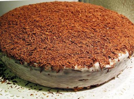 Torta allo yogurt con cioccolato