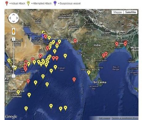 Atti di pirateria nell'Oceano Indiano
