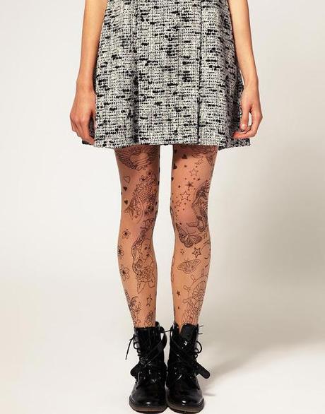 Tatuaggi? No , tattoo tights!