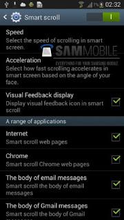 Galaxy SIV: ecco la conferma dello Smart Scroll e Pause