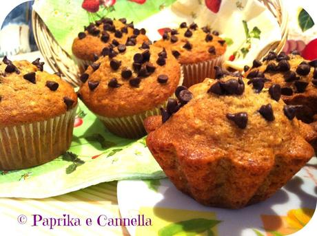 Muffin banana e nocciole di Paprika e Cannella