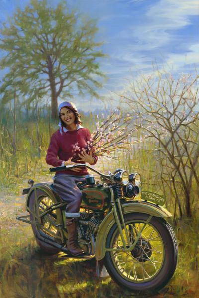 Motorcycle Art - David Uhl #2