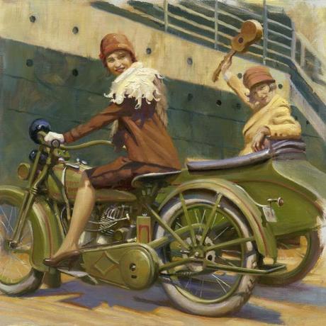 Motorcycle Art - David Uhl #2