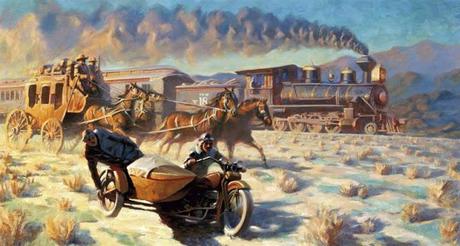 Motorcycle Art - David Uhl #2