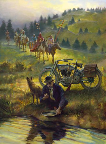 Motorcycle Art - David Uhl #2