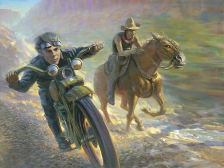 Motorcycle Art - David Uhl #2