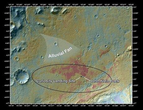 Location of John Klein Drill Site